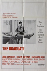 The Graduate Original US One Sheet
Vintage Movie Poster
Dustin Hoffman
