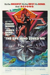 The Spy Who Loved Me Original US One Sheet
Vintage Movie Poster
Roger Moore