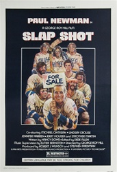 Slap Shot Original US One Sheet 
Vintage Movie Poster
Paul Newman