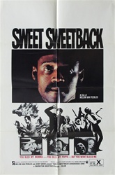 Sweet Sweetback's Baadasssss Song Original US One Sheet
Vintage Movie Poster
Melvin Van Peebles