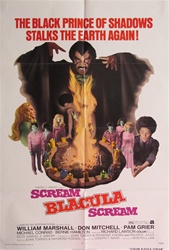 Scream Blacula Scream Original US One Sheet
Vintage Movie Poster
William Marshall