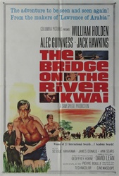 The Bridge On The River Kwai Original US One Sheet
Vintage Movie Poster
David Lean