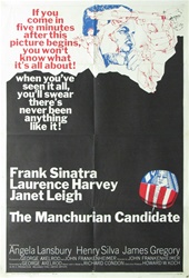 The Manchurian Candidate Original US One Sheet
Vintage Movie Poster
Frank Sinatra