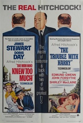 The Man Who Knew Too Much / The Trouble With Harry Original US One Sheet
Vintage Movie Poster