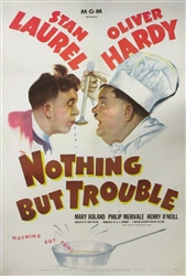 Nothing But Trouble Original US One Sheet
Vintage Movie Poster
Laurel And Hardy