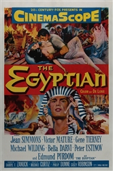 The Egyptian Original US One Sheet
Vintage Movie Poster
Jean Simmons