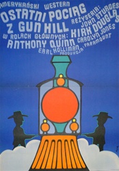 Polish Movie Poster Last Train From Gun Hill