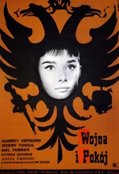 Polish Movie Poster War And Peace
Vintage Movie Poster
Audrey Hepburn