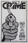 Crime With The Dils Original Punk Concert Poster
Original Punk Concert Flyer
Punk Poster
Mabuhay Gardens
James Stark