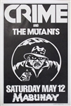 Crime And The Mutants Original Punk Concert Poster
Original Punk Concert Flyer
Punk Poster
Mabuhay Gardens
James Stark