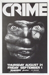 Crime Original Punk Concert Poster
Original Punk Concert Flyer
Punk Poster
Mabuhay Gardens
James Stark