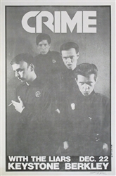 Crime Original Punk Concert Poster
Original Punk Concert Flyer
Punk Poster
Mabuhay Gardens
James Stark