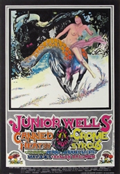 Junior Wells And Canned Heat Original Concert Poster
Avalon Ballroom
Carl Lundgren
FD 117
Family Dog