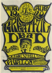 Grateful Dead and Sopwith Camel Original Concert Poster
Vintage Rock Poster
Family Dog 22
Mouse
Kelley