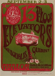 13th Floor Elevators And Sir Douglas Quintet Original Concert Poster
Vintage Rock Poster
Family Dog