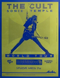 The Cult Original Concert Poster
Vintage Rock Poster