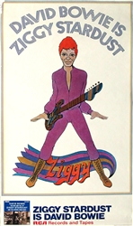 David Bowie Ziggy Stardust Original Promotional Poster
Original Rock Concert Poster