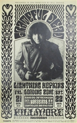 Grateful Dead And Lightning Hopkins Original Concert Poster
Vintage Rock Concert Poster
Jerry Garcia