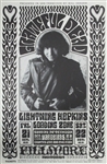 Grateful Dead And Lightning Hopkins Original Concert Poster
Vintage Rock Concert Poster
Jerry Garcia