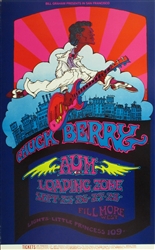 Chuck Berry And Aum Original Concert Poster
Vintage Rock Poster
Fillmore
