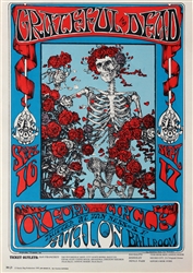 FD 26  Skull And Roses Grateful Dead And Oxford Circle Original Concert Poster
Vintage Rock Poster
Skeleton And Roses