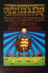 Jimi Hendrix Experience And The Buddy Miles Express Original Concert Poster
Vintage Rock Poster
Fillmore Auditorium