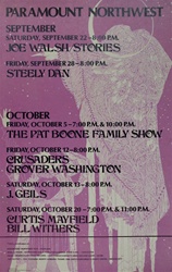 Steely Dan Original Concert Poster
Vintage Rock Poster