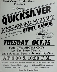 Quicksilver Messenger Service Original Concert Poster