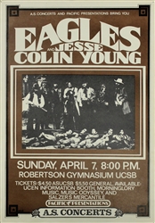 The Eagles Original Concert Poster