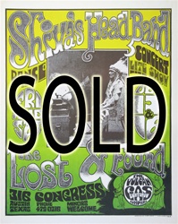 Shivas Head Band Original Texas Concert Poster