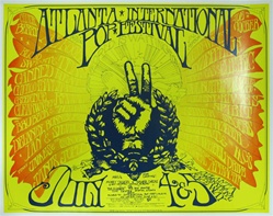 Atlanta International Pop Festival Concert Poster
Vintage Concert Poster
Led Zeppelin