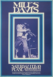 Miles Davis Original Concert Poster