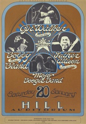 Junior Walker And The All Stars Original Concert 
Vintage Rock Poster From Hill Auditorium
Gary Grimshaw