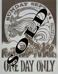 Vanilla Fudge Original Concert Poster