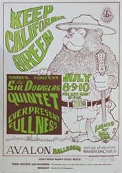 Sir Douglas Quintet Original Concert Poster