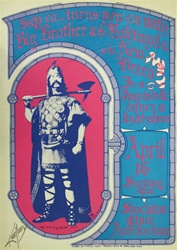 Big Brother and the Holding Company Original Concert Poster
Vintage Rock Poster
Alton Kelley
Signed