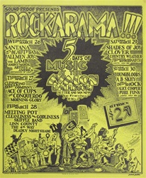 Rockarama Original Concert Poster
Vintage Rock Poster
Gilbert Shelton