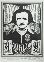 Country Joe And The Fish And Daily Flash Original Concert Poster
Vintage Concert Poster
Avalon Ballroom