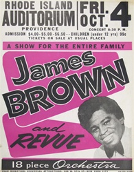 James Brown Original Concert Poster