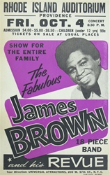 James Brown Original Concert Poster