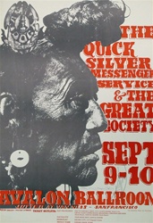 Quicksilver Messenger Service Original Concert Poster
Avalon Ballroom
Stanley Mouse
Alton Kelley