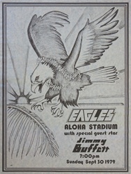 Eagles And Jimmy Buffett Original Concert Poster
Aloha Stadium
