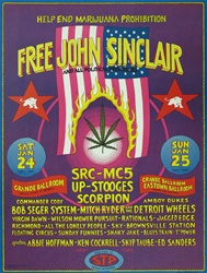 Free John Sinclair Original Concert Poster
Rock Poster
Gary  Grimshaw
