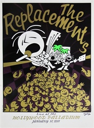 The Replacements Original Concert Poster