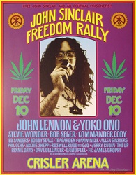 John Sinclair Freedom Rally with John Lennon Original Concert Poster
Gary Grimshaw