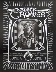 Black Crowes Original Concert Poster