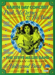 Paul McCartney With Various Artists Original Concert Poster
Vintage Rock Poster