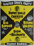 Winter Dance Party with Buddy Holly and the Big Boppper and Ritchie Valens Concert Poster