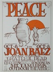 Grateful Dead And Joan Baez Peace Concert Poster
Vintage Rock Poster
Stanley Mouse and Alton Kelley