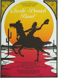 Charlie Daniels Band Original Concert Poster
Vintage Rock Poster